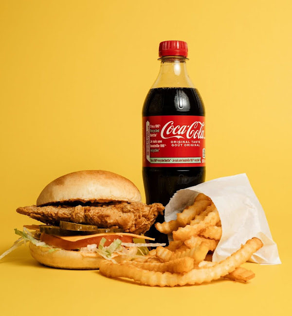 Chicken Sandwich Combo - Hot Honey Delicious Sandwich at JoJo's Chicken Shack Saskatoon